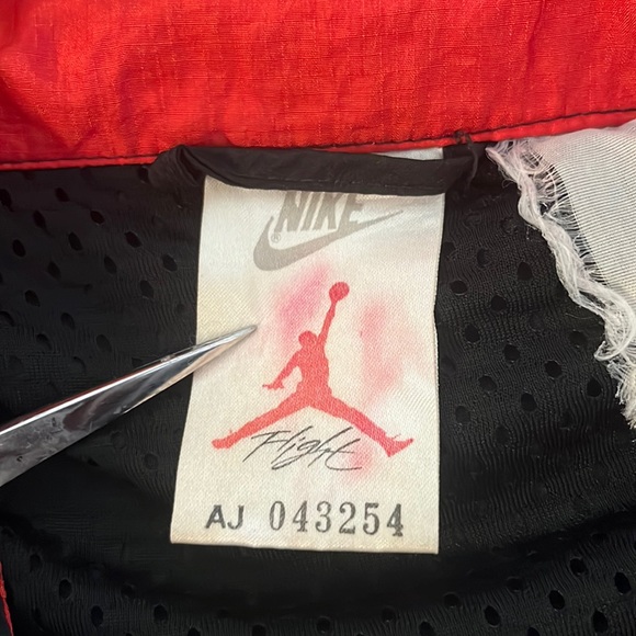 Vintage 90's Nike Air jordan flight jacket windbreaker 3XL - Picture 2 of 9